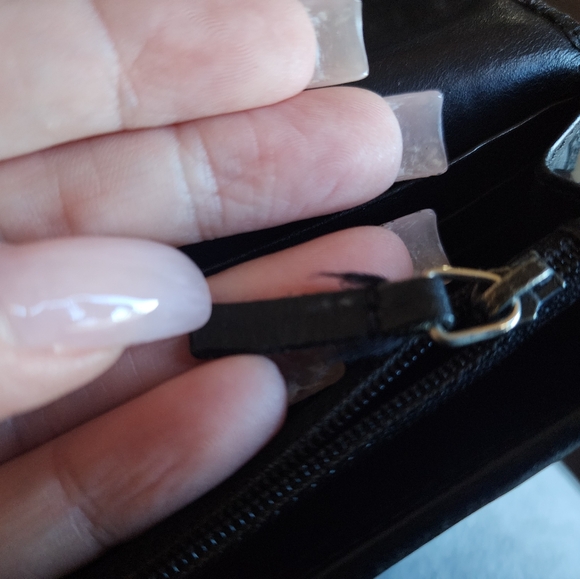 Celine Triomphe Vintage cloth Wallet on unbranded chain - Picture 13 of 13